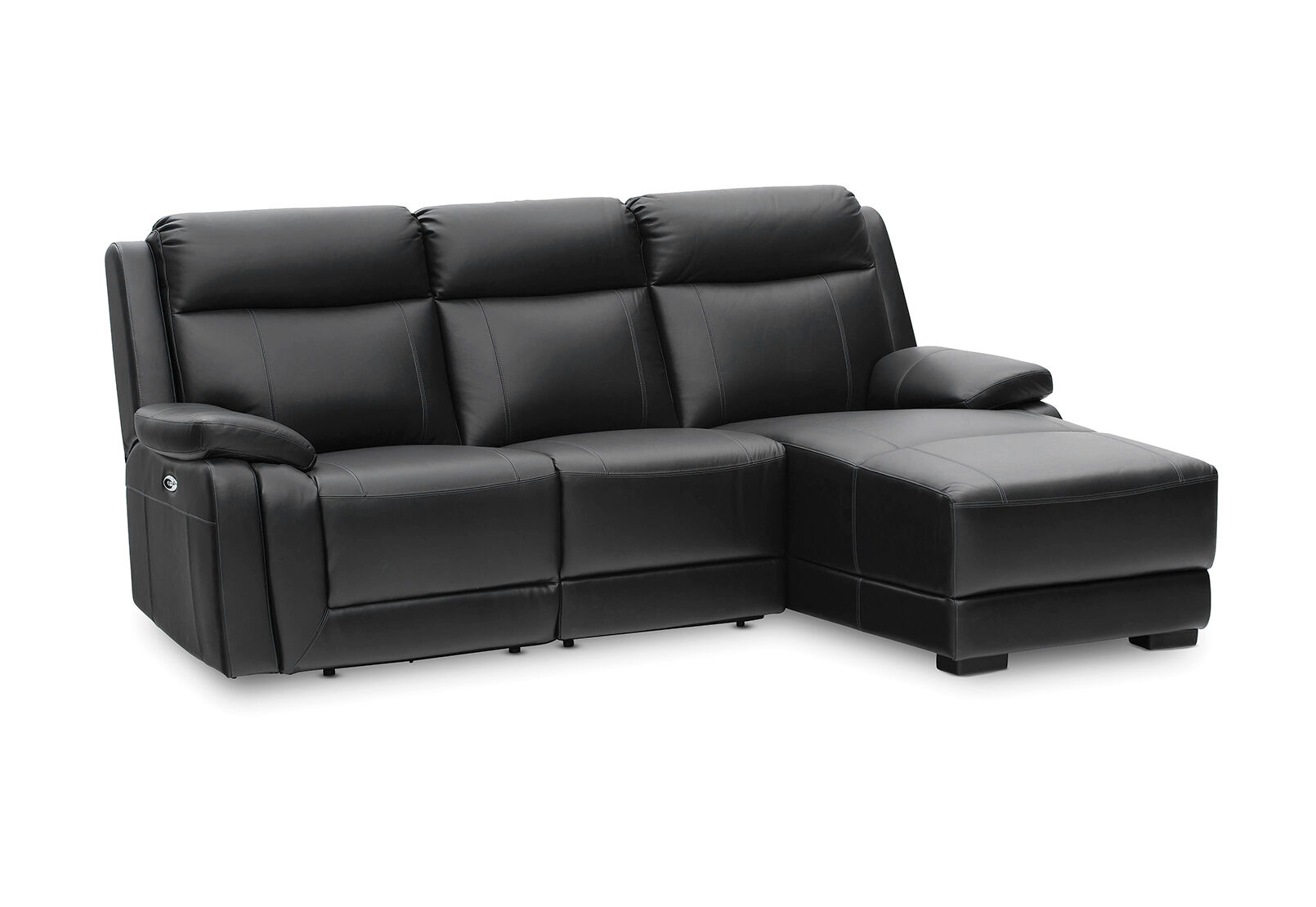 SAN MARCO - Leather 3 Seater Chaise SAN MARCO