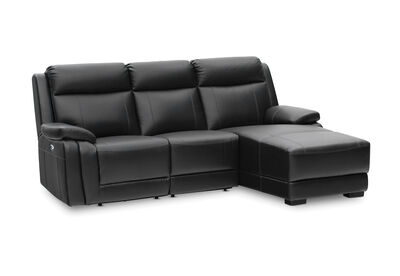 SAN MARCO - Leather 3 Seater Chaise