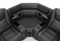 SENTINAL MK2 LEATHER - 5 Piece Corner with RHF Console SENTINAL MK2 LEATHER