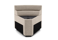 ELISEO FABRIC - 4 Seater Corner RHF Chaise with Console ELISEO FABRIC