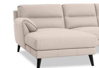 LYDIA LEATHER - 3 Seater LHF Chaise LYDIA LEATHER