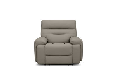 HOLLYWOOD LEATHER - Media Electric Recliner