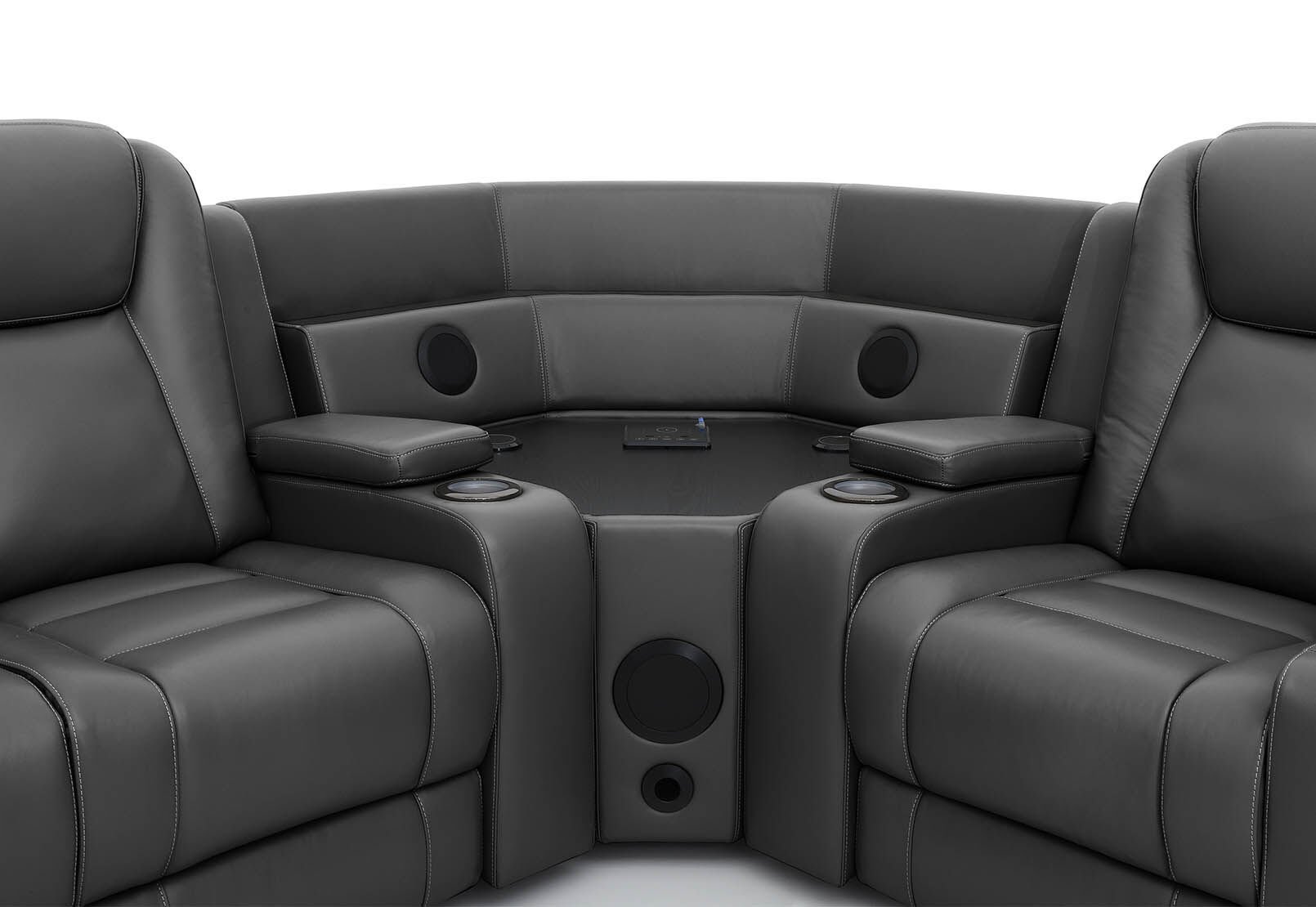 SENTINAL MK2 LEATHER - 5 Piece Corner with LHF 3 Seater SENTINAL MK2 LEATHER