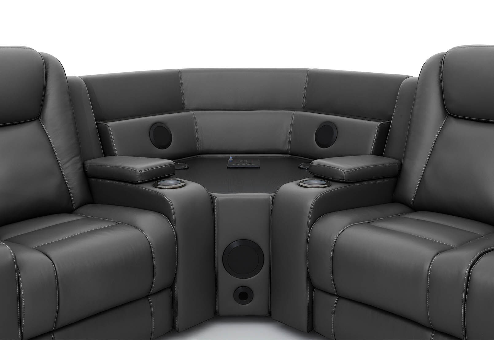 SENTINAL MK2 LEATHER - 4 Piece Corner with RHF Console SENTINAL MK2 LEATHER