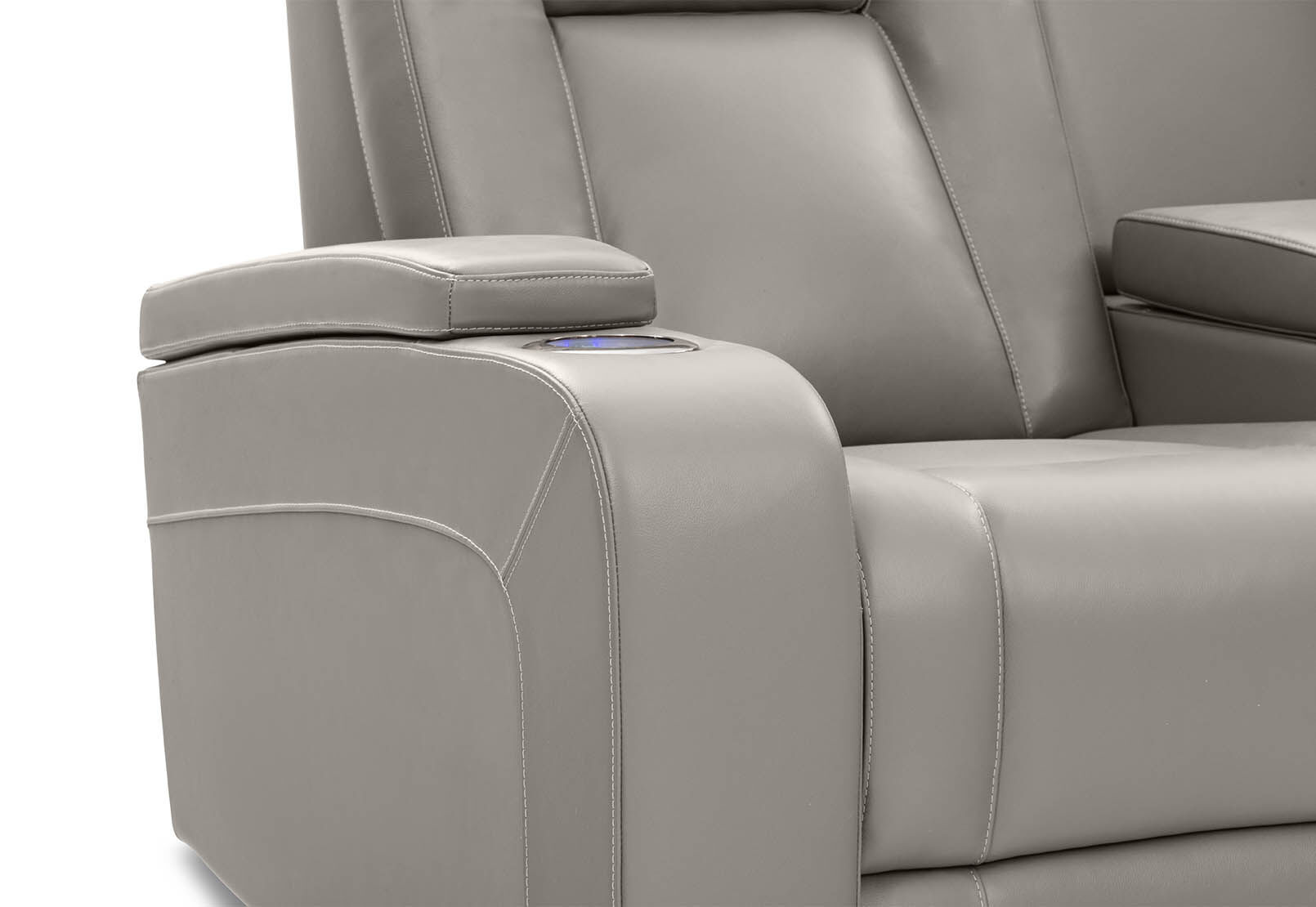 SENTINAL MK2 LEATHER - 2 Seater with 2 Electric Recliners and Console SENTINAL MK2 LEATHER
