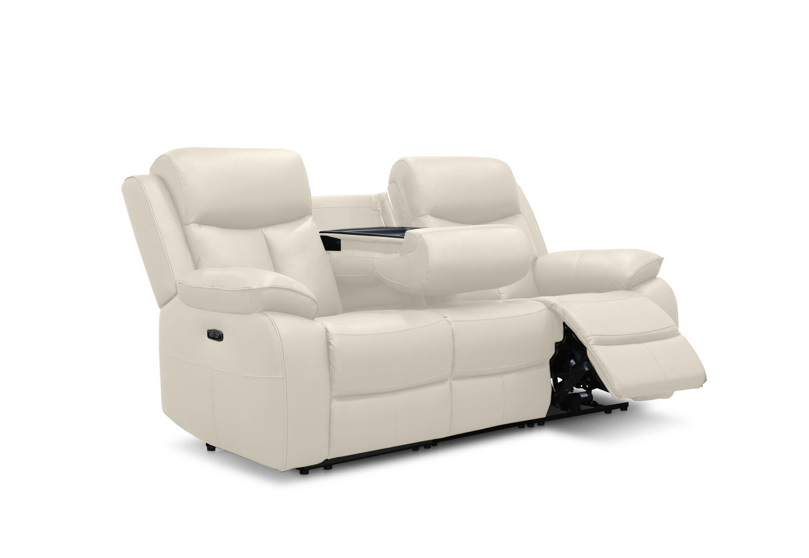 DACIA LEATHER - 3 Seater Sofa with 2 inbuilt Electric Recliners DACIA LEATHER