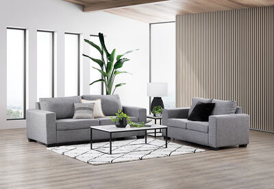 BONZA - Fabric Sofa Pair