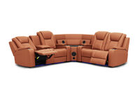 SENTINAL MK2 LEATHER - 4 Piece Corner with LHF Console SENTINAL MK2 LEATHER