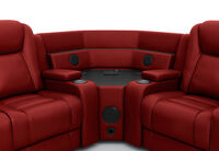 SENTINAL MK2 LEATHER - 4 Piece Corner with LHF Console SENTINAL MK2 LEATHER