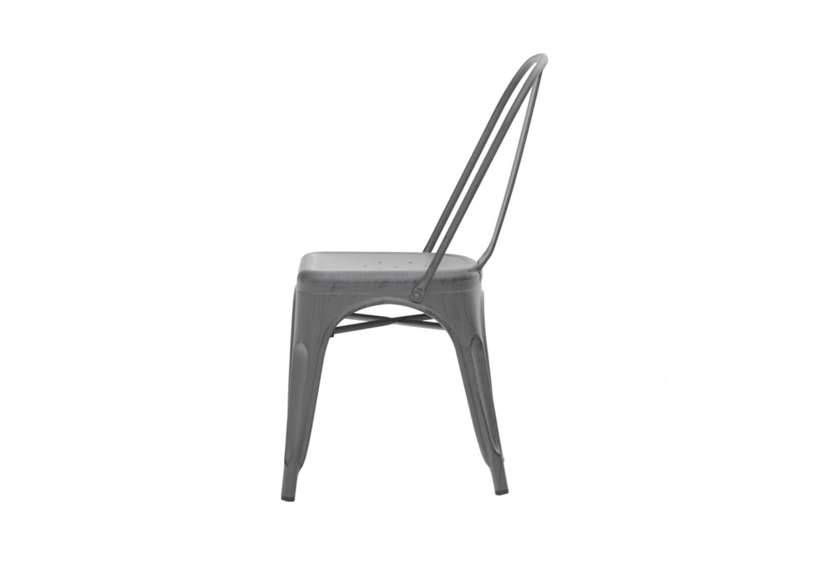 HARZ - Antique Gunmetal Finish Dining Chair HARZ