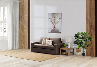 KIRBY - Fabric 3 Seat Sofa Bed