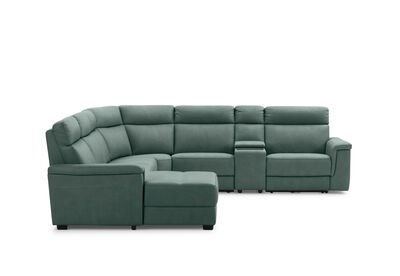 SERGIO FABRIC - 6 Seater LHF Corner