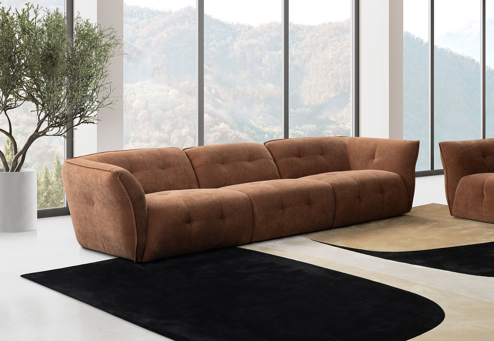 SINEAD FABRIC - 3 Seater Sofa SINEAD FABRIC