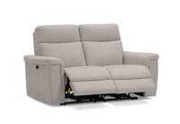 SERGIO FABRIC - 2 Seater with 2 inbuilt Electric Recliners SERGIO FABRIC