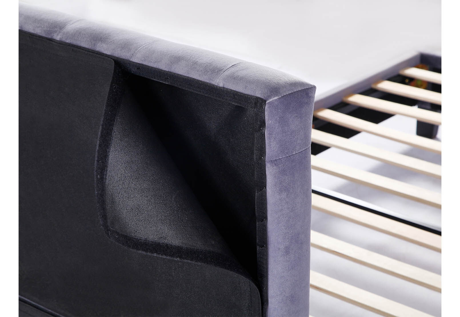 STEPHANIE - Grey Single Bed STEPHANIE