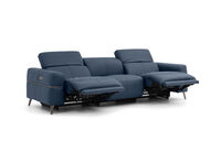 SERAFINI LEATHER - 3.5 Seater with 2 Inbuilt Electric Recliners SERAFINI LEATHER