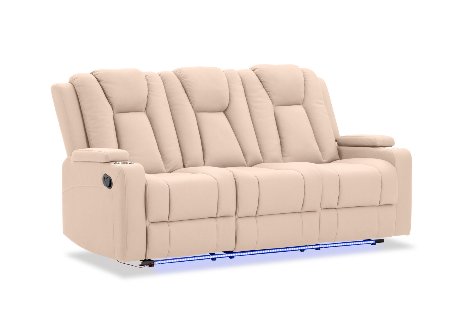 TRAVIS FABRIC - 3 Seater with Recliners TRAVIS FABRIC