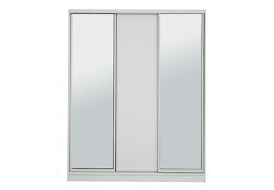 SPACEMASTER BABYLON - Large Robe with 2 Mirrored Doors and 1 Panel Door