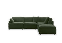 SUNNI FABRIC - 5 Piece Lounge Setting SUNNI FABRIC