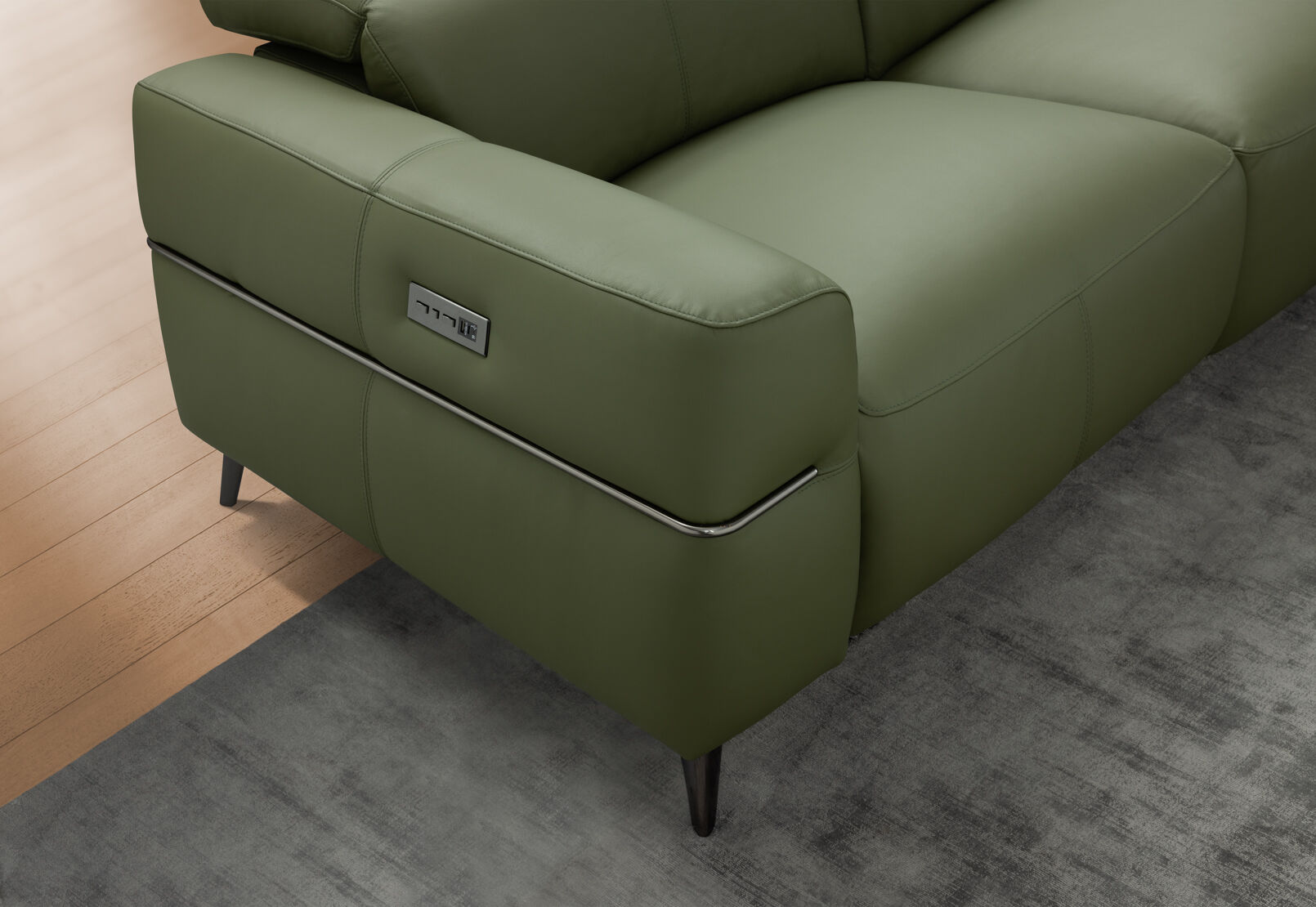 SERAFINI LEATHER - 3.5 Seater Electric Recliners Leather SERAFINI LEATHER