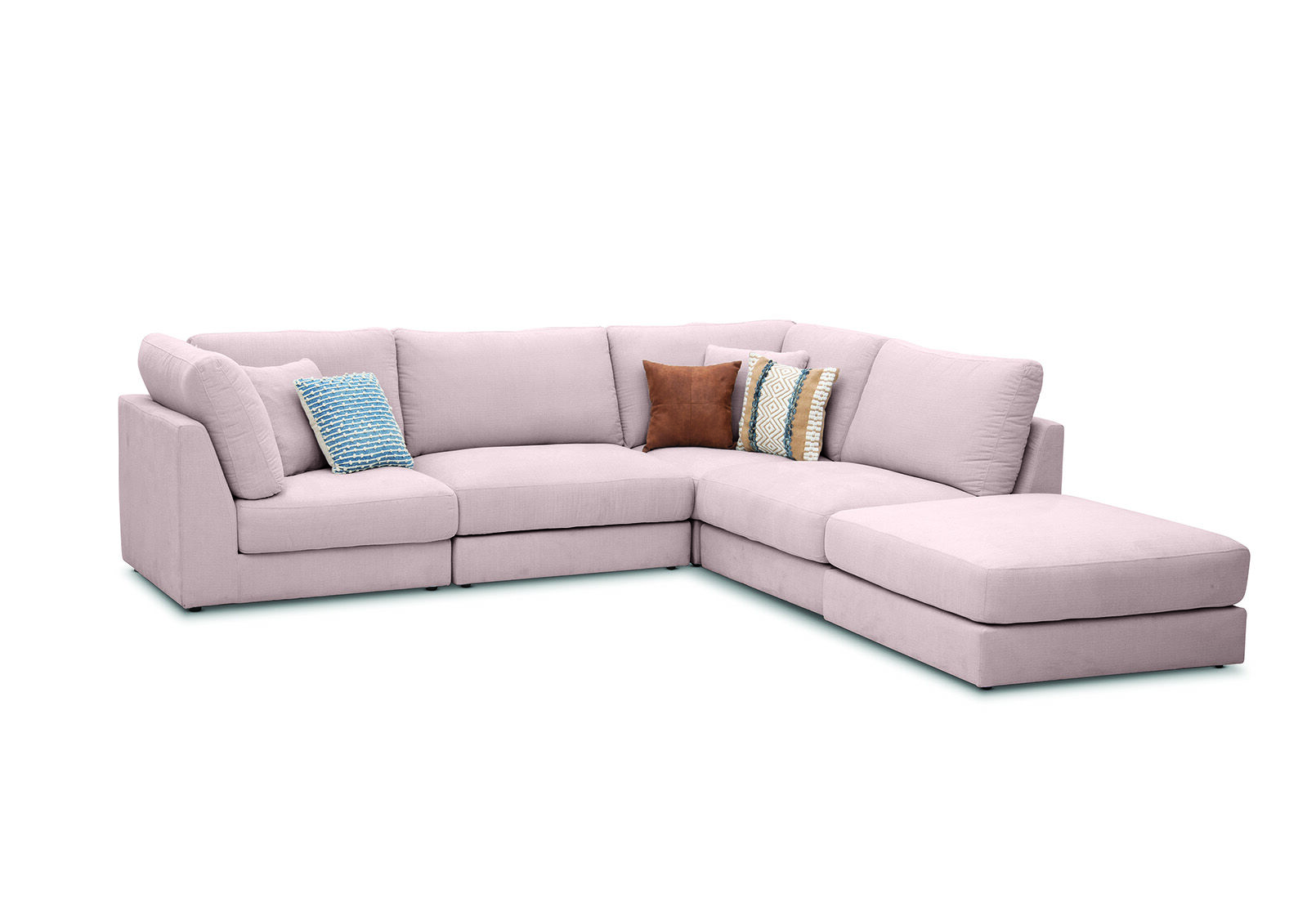 PALLADINO - Fabric 5 Piece Modular Lounge Suite PALLADINO