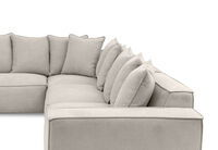TILLEY FABRIC - Corner Lounge with Ottoman ( Fabric) TILLEY FABRIC