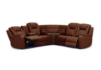 SENTINAL MK2 LEATHER - 4 Piece Corner with LHF Console SENTINAL MK2 LEATHER
