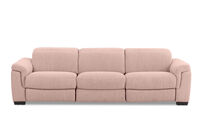 LUCIANO - Fabric 3.5 Seater Sofa with 2 Electric Recliners LUCIANO