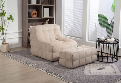 BAUTISTA - Accent Chair and Ottoman