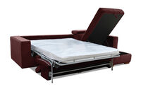 ANGUS VELVET - Right-Hand Facing 3 Seater Chaise with Sofa Bed ANGUS VELVET