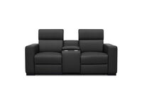 DAMIAN LEATHER - 2 Seater Sofa with inbuilt Electric Recliners DAMIAN LEATHER