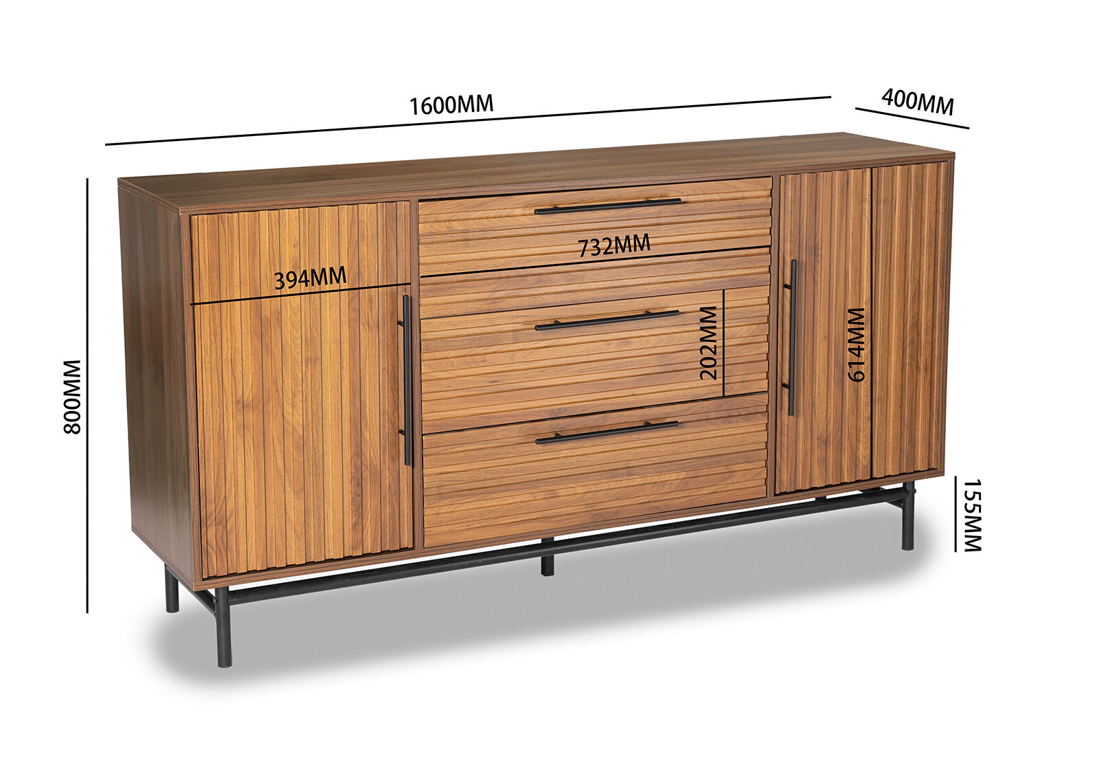 WALNUT CATHARINA Buffet