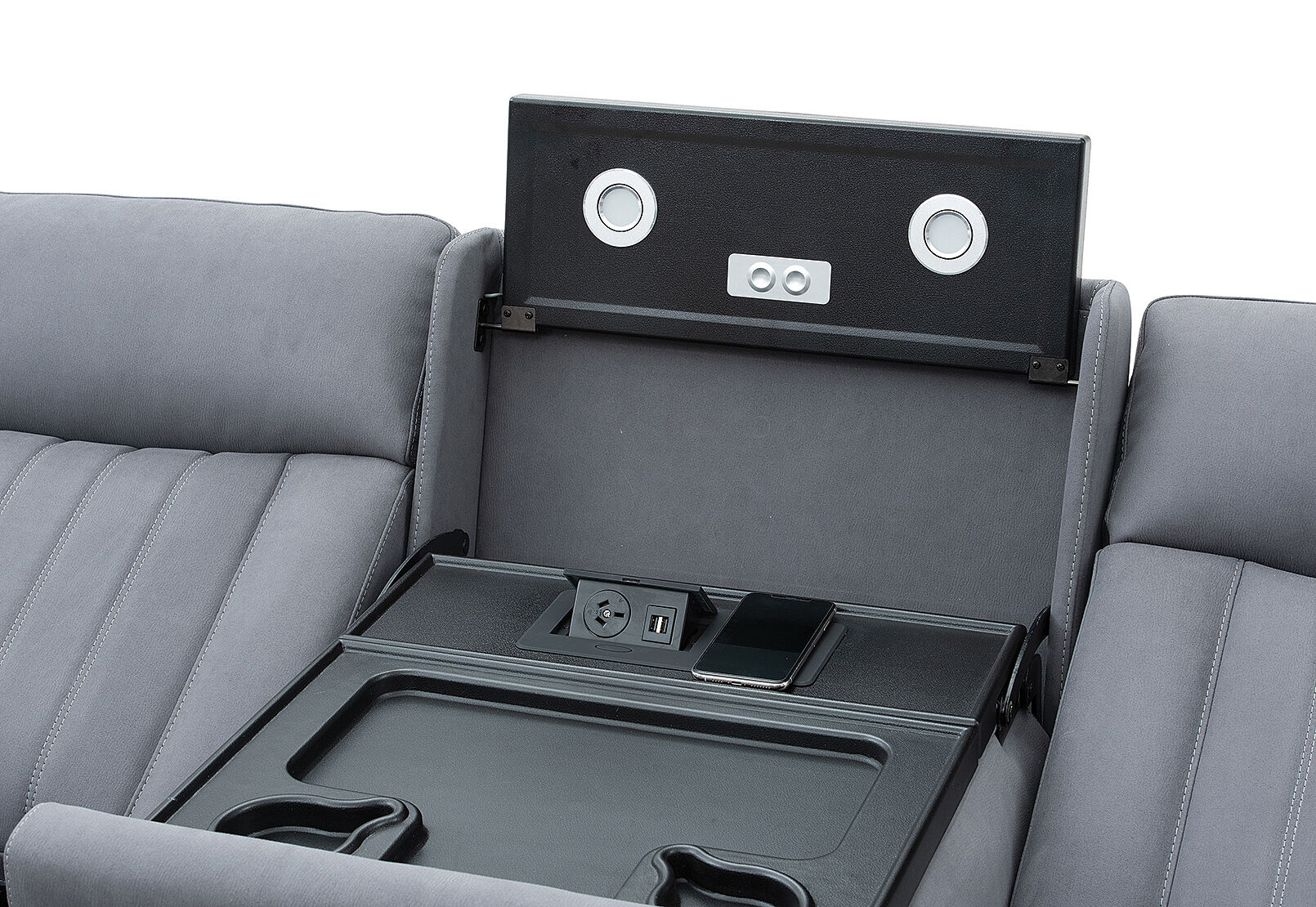 HERCULES - Fabric 3 Seater with Inbuilt Electric Recliners HERCULES