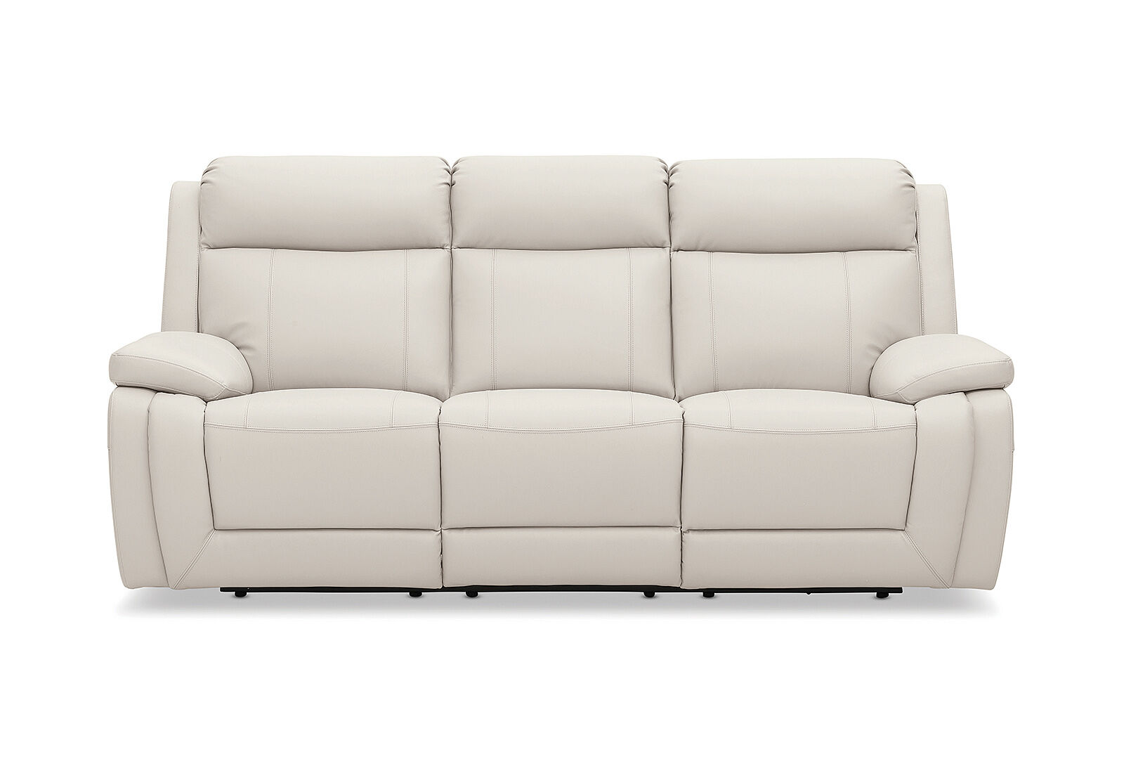 SAN MARCO - Leather 3 Seater Recliner Lounge SAN MARCO