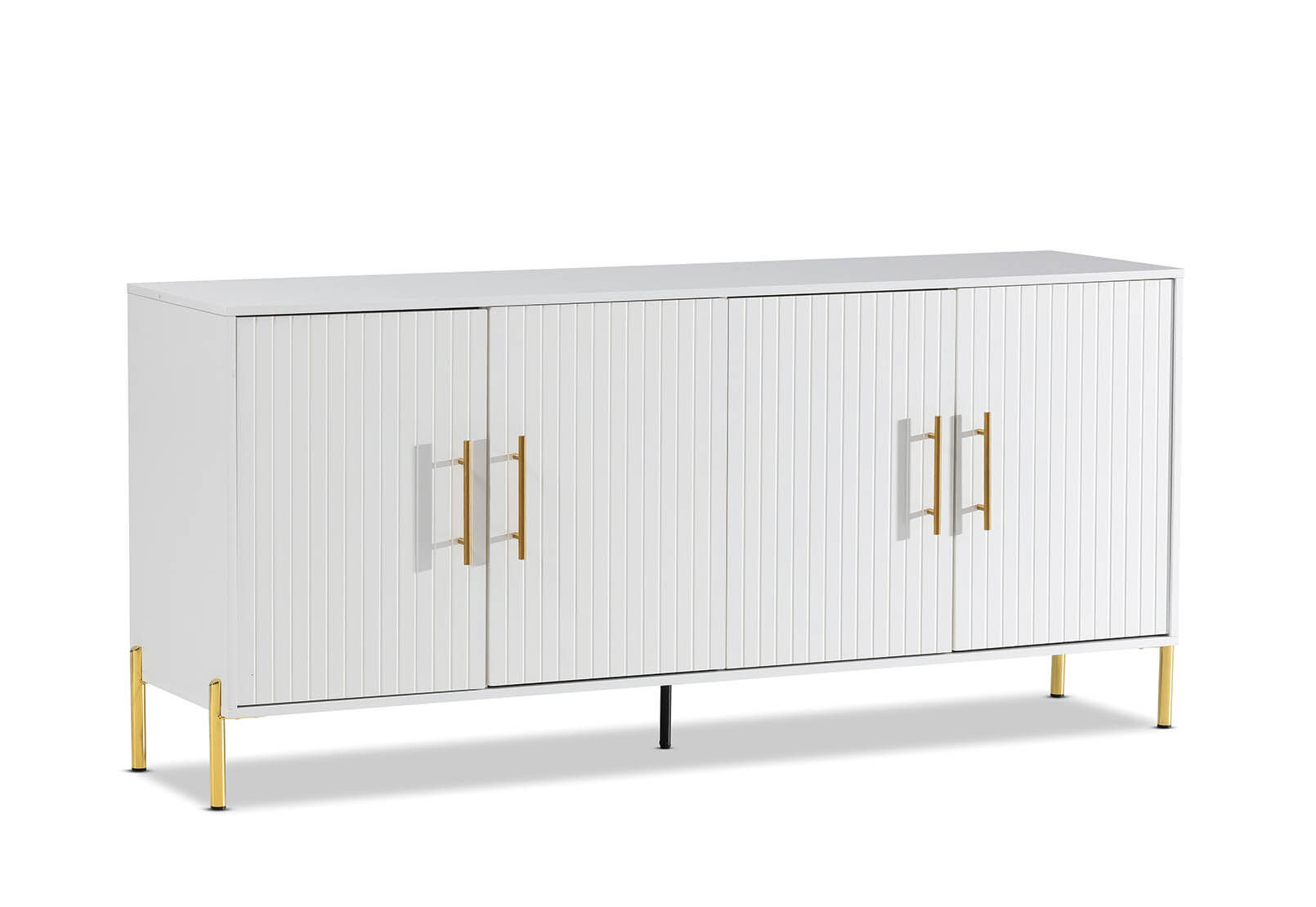 DELGADO - White 4 Door Buffet DELGADO
