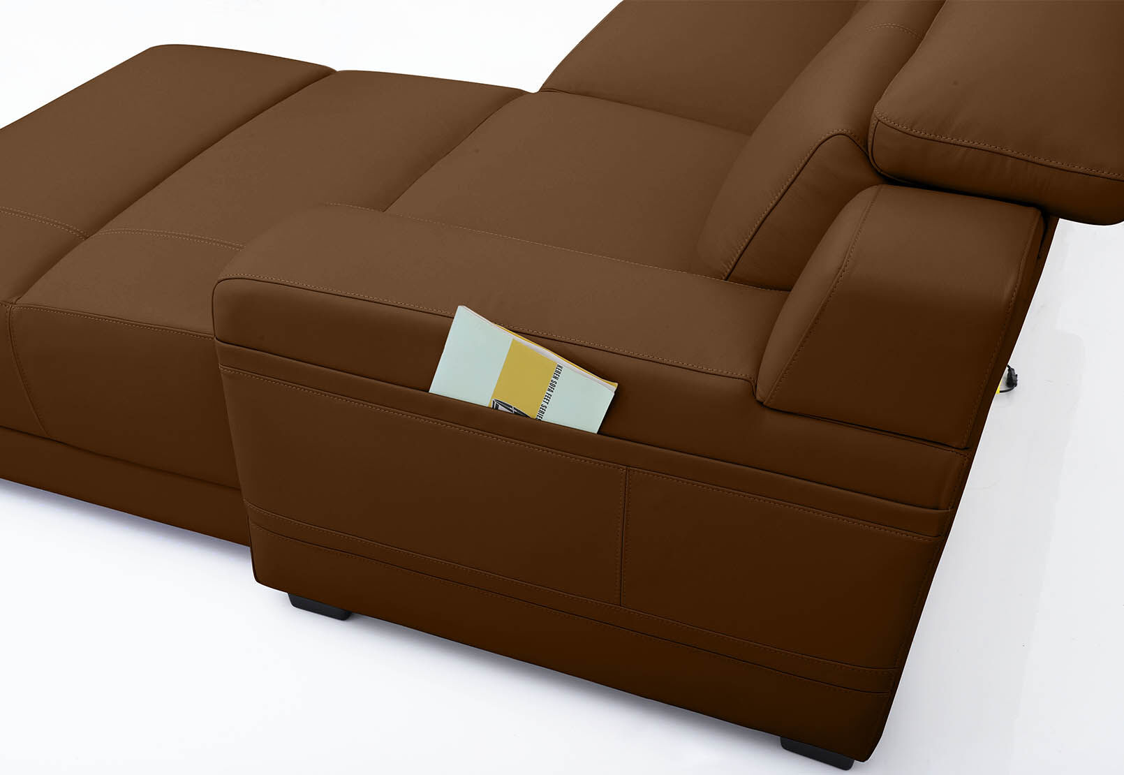 CASSIUS MK2 LEATHER - 3 Seater LHF Chaise CASSIUS MK2 LEATHER