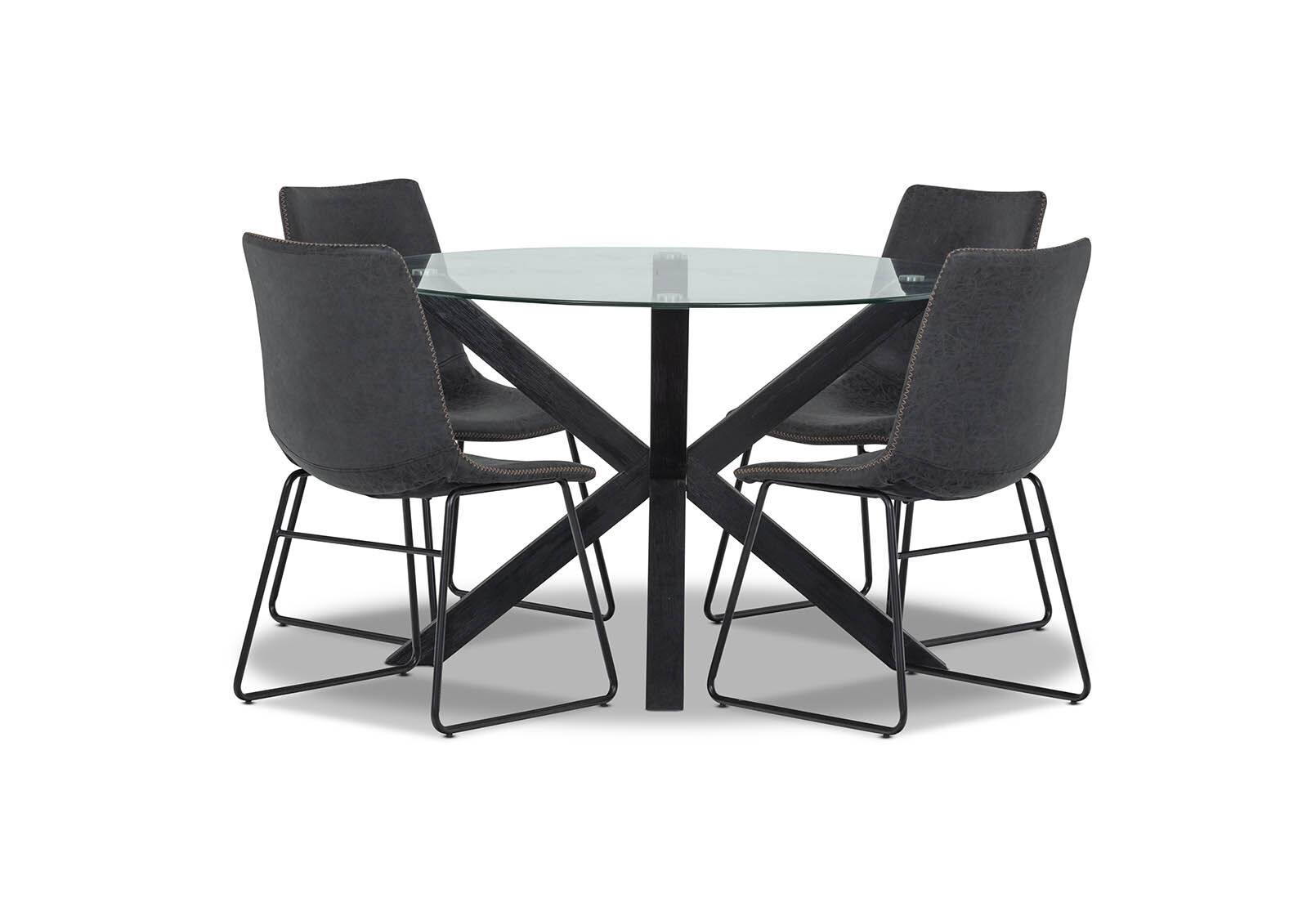 PROMENADE - 5 Piece Dining Suite with Loire Dining Chairs PROMENADE