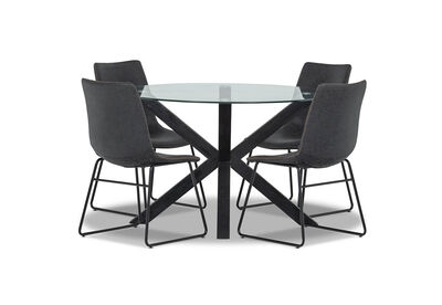 PROMENADE - 5 Piece Dining Suite with Loire Dining Chairs