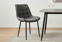 BOYLE - Set of 2 Dining Chairs BOYLE