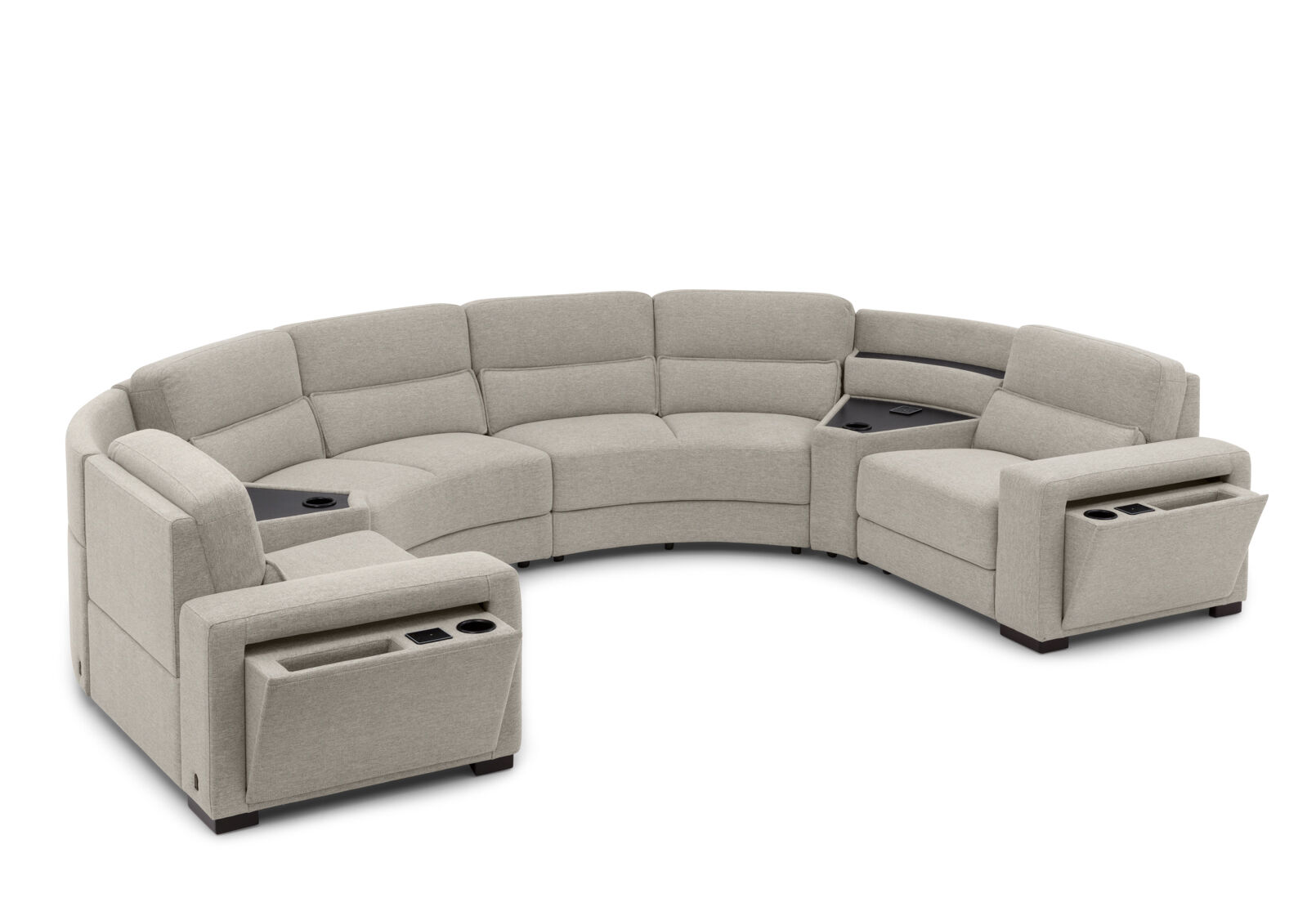 ELISEO FABRIC - 6 Seater Curved Corner ELISEO FABRIC