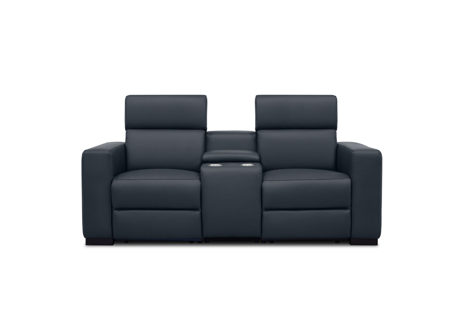 DAMIAN LEATHER - 2 Seater Sofa with inbuilt Electric Recliners DAMIAN LEATHER