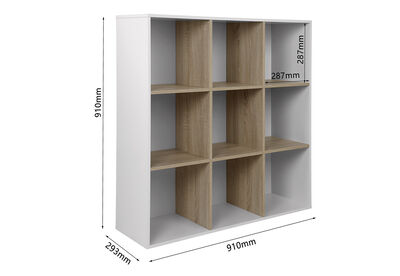 HUFF - 9 Cube Bookshelf