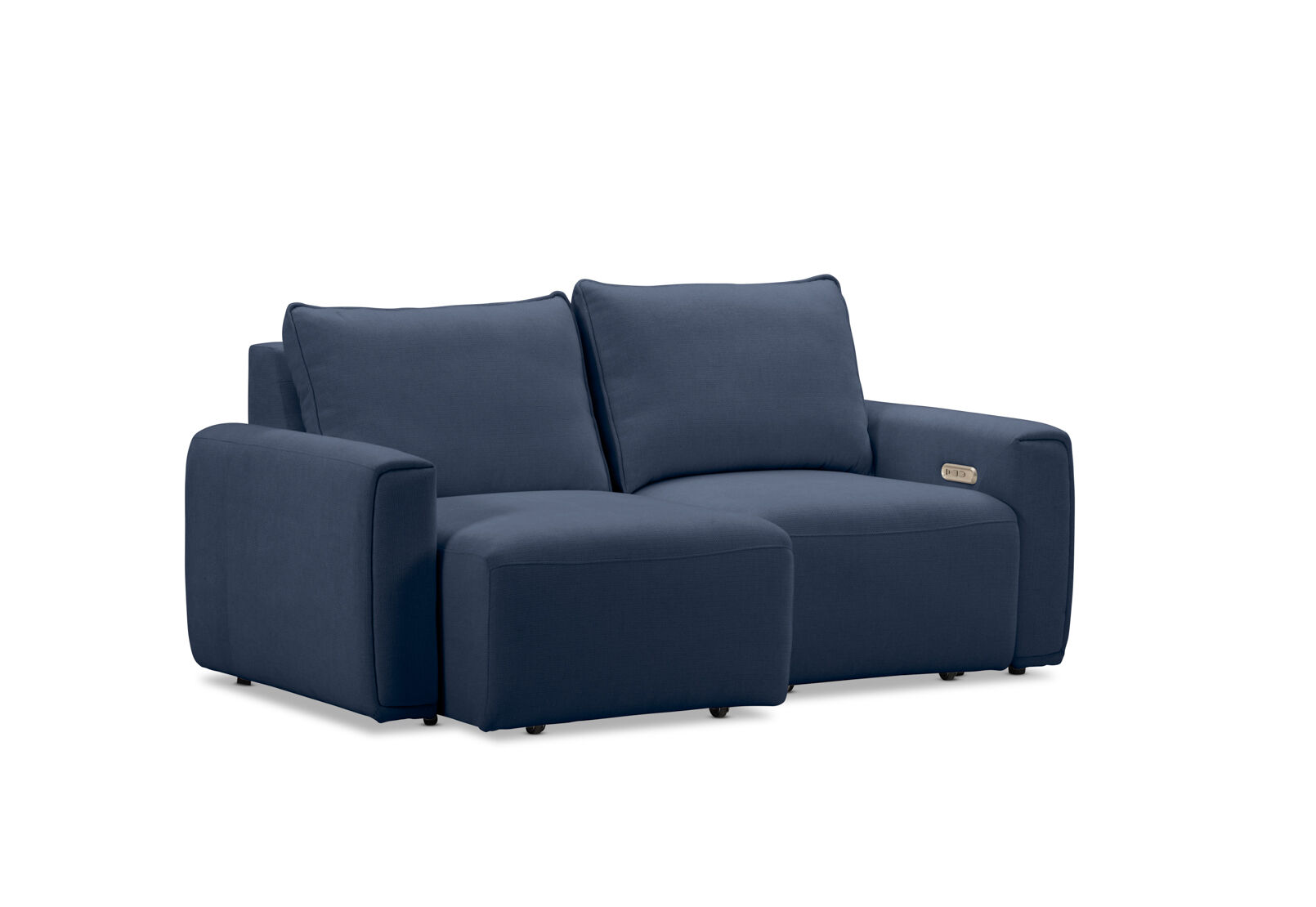 MIKAELA - 2 Seater with Sliding Electric Chaise MIKAELA