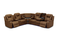 SENTINAL MK2 LEATHER - 5 Piece Corner with LHF Console SENTINAL MK2 LEATHER