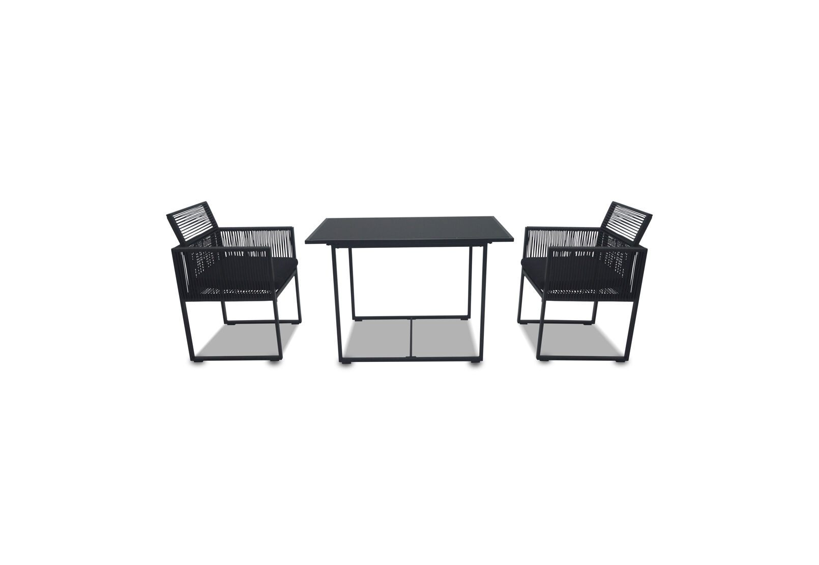 JANIERO - 3 Piece Outdoor Setting JANIERO