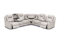 SENTINAL MK2 LEATHER - 5 Piece Corner with RHF Console SENTINAL MK2 LEATHER