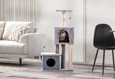 MULLINS - 3 Tier Pet Scratch Pole