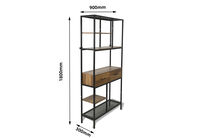 FINNICK - Bookcase with Drawer FINNICK