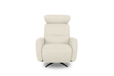 ALDRICH LEATHER - Swivel Electric Recliner