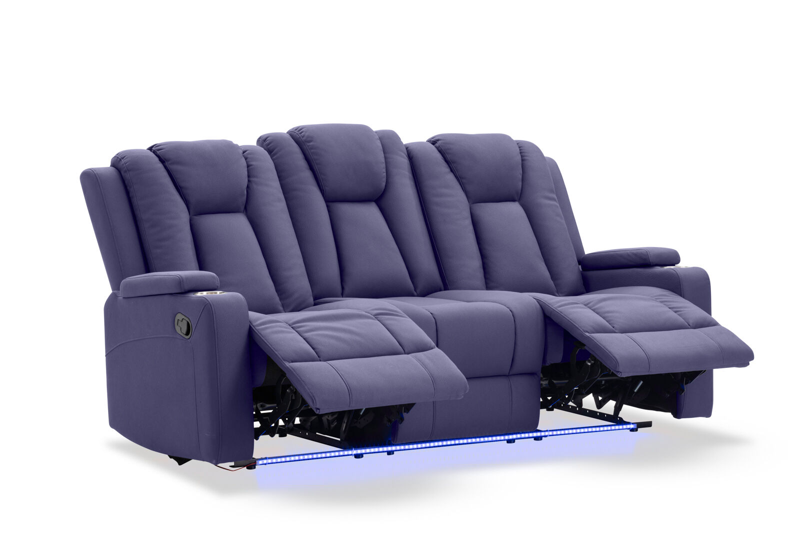 TRAVIS FABRIC - 3 Seater with Recliners TRAVIS FABRIC